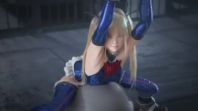 Dead or Alive Marie Rose прыгает на мячике